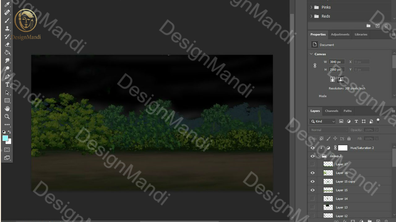 Horror Background For Cartoon (Indian Village)