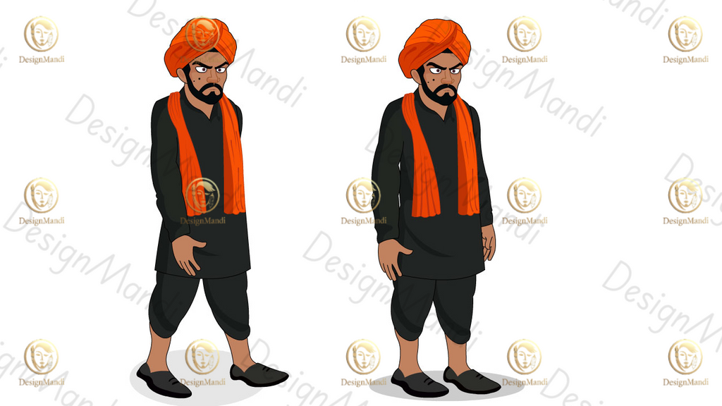 Gunda Rigged and Animated Character